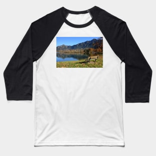 Autumn at Lake Idro Baseball T-Shirt